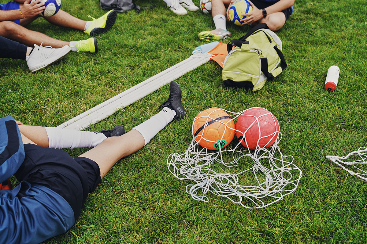 Balls, nets and corner flags